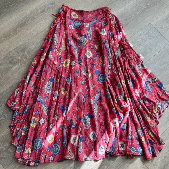 🌙SOLD✨Lovebird 🐦‍⬛Half Moon Skirt Rose - Picture 5 of 10